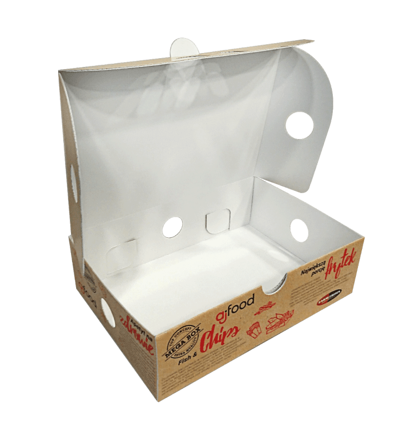 SUPERBOX made of laminated cardboard