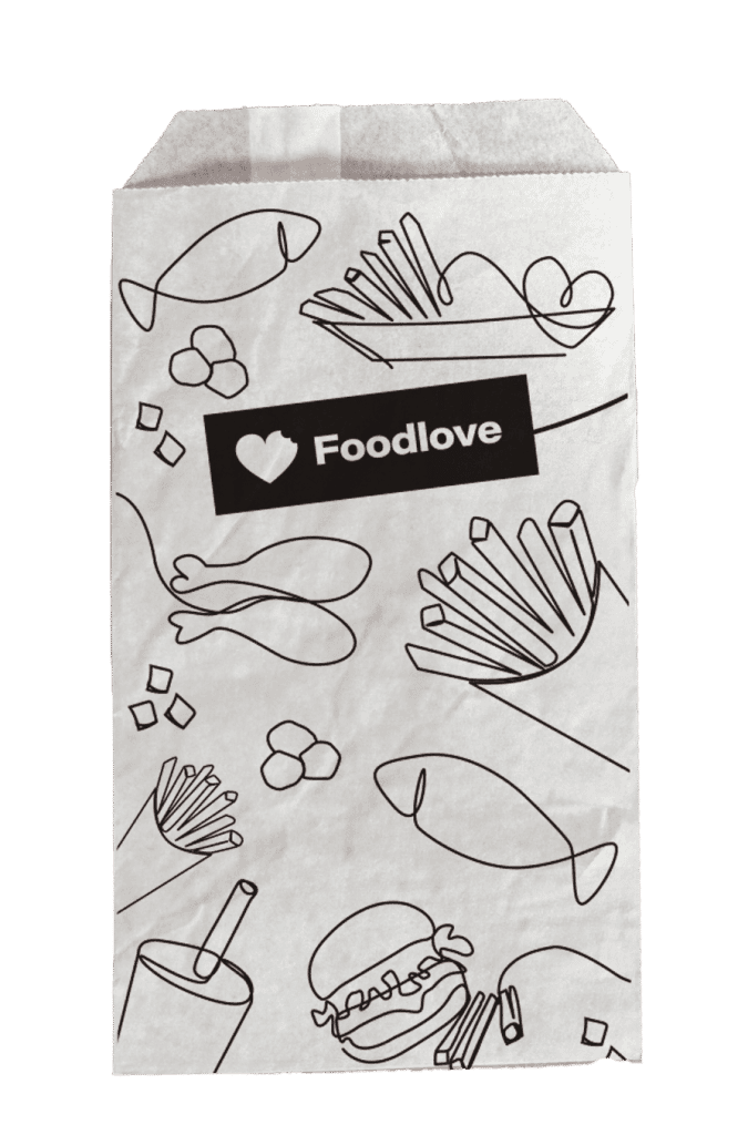 Saszetka papierowa np. na kukurydzę 180x100