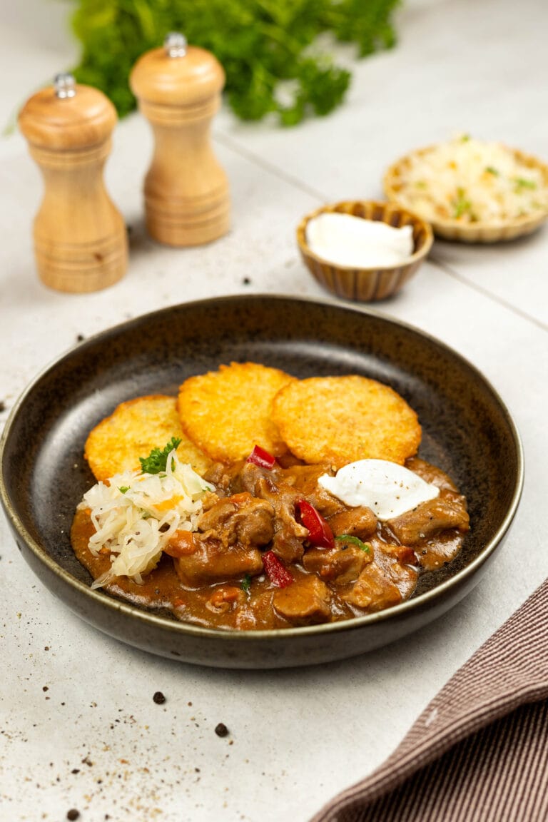 Pork stew + sauerkraut