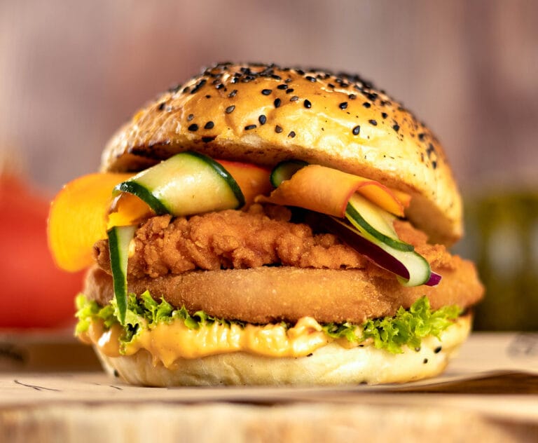 CHICKEN KOWAL with pickled pumpkin