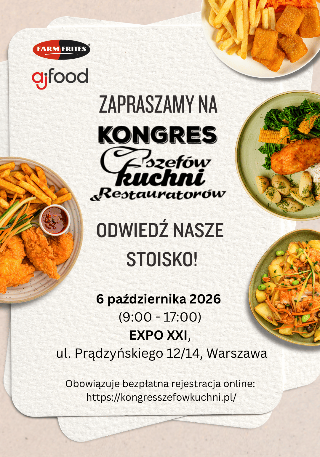 Invitation to the 2026 Congress of Chefs and Restaurateurs in Warsaw